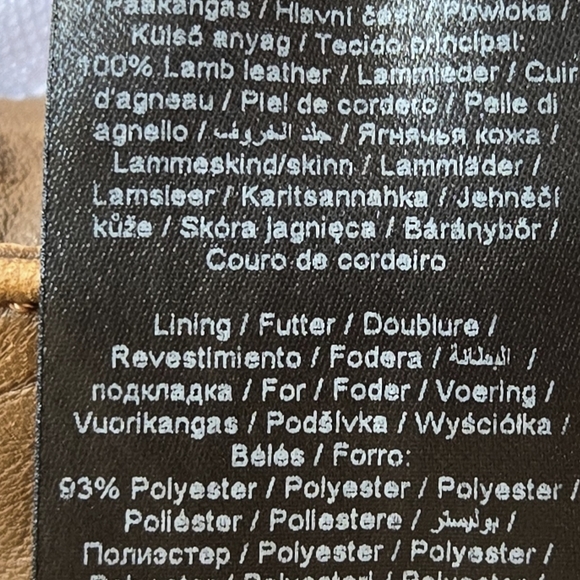 Gestuz Lambskin Leather Culotte Pants Caramel Brown Denmark Straight Leg /S - Picture 9 of 10